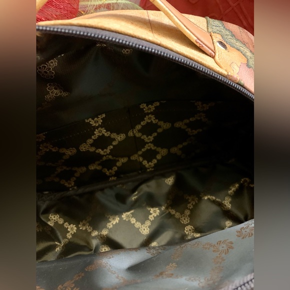 💼🧳FEMOOBORO TRAVEL BAG, LEATHER, MAP PRINT💼IITALY🧳#FEMO - Picture 6 of 17